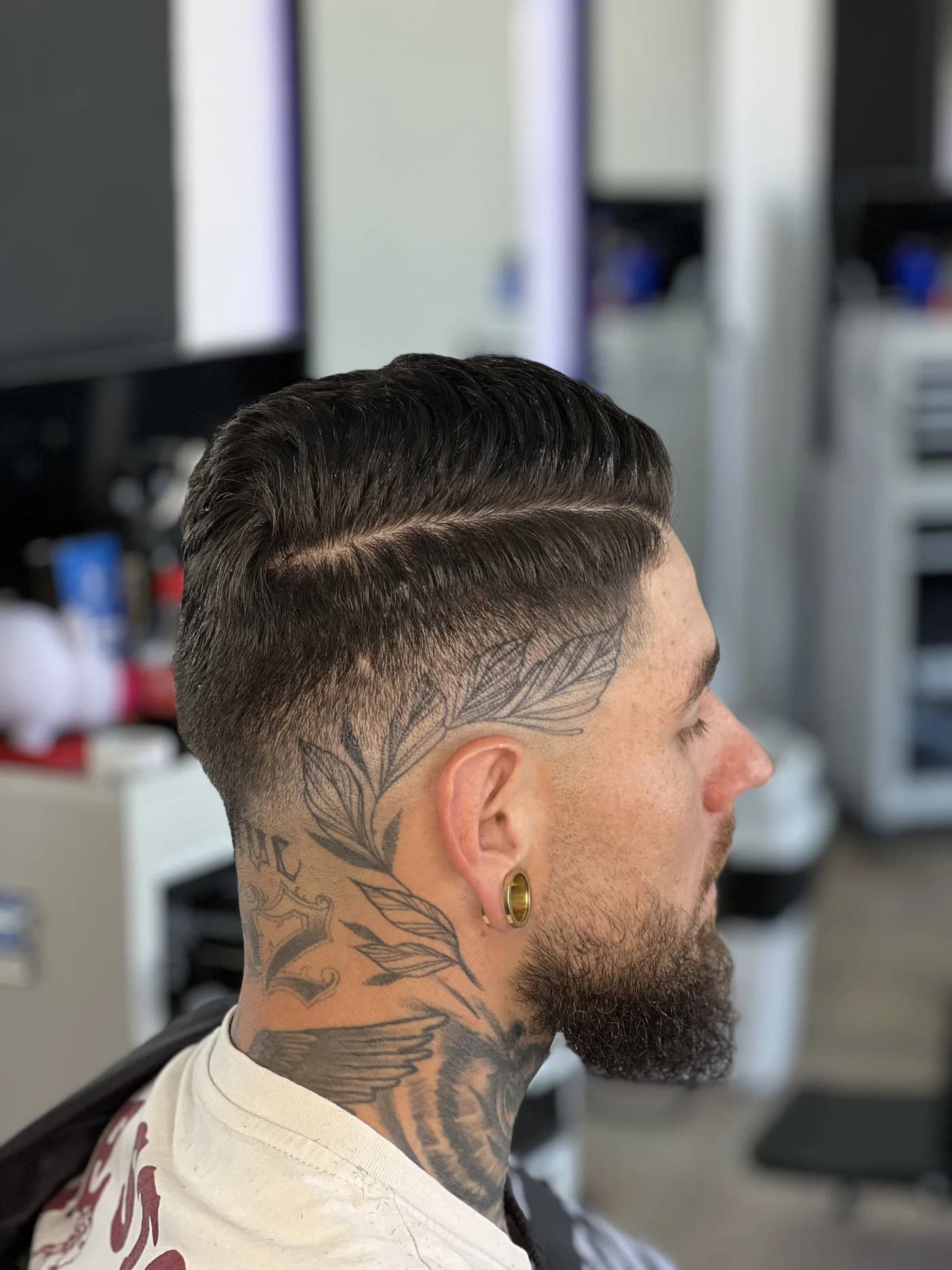 Barba perfilada